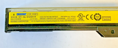 KEYENCE GL-S12SH-T/ GL-S12SH-R TRANSMITTER AND RECIEVER 24VDC