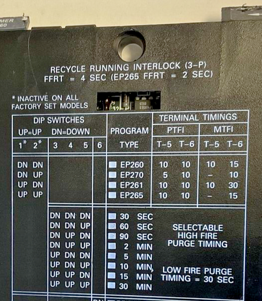 FIREYE EP260 PROGRAMMER MODULE -EP2601