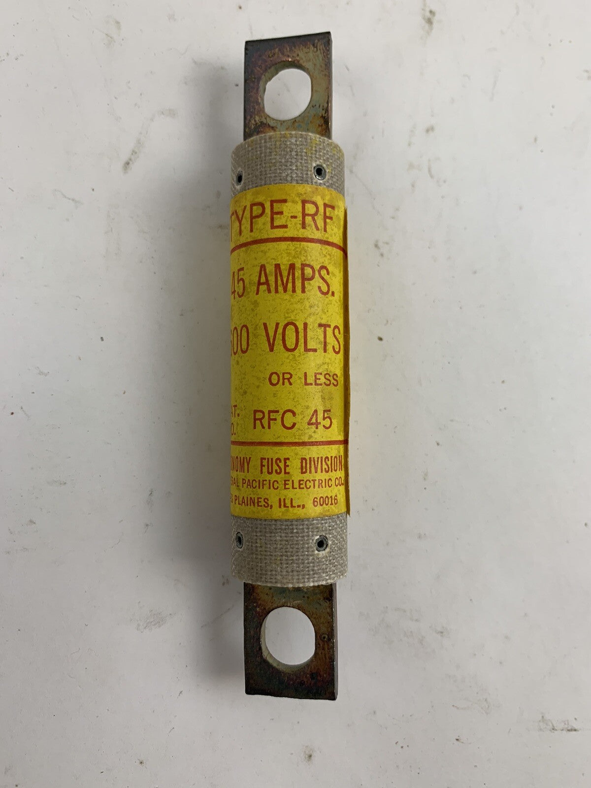 Economy Fuse RFC45 45A 600V Type-RF Fuse "Lot of 10"