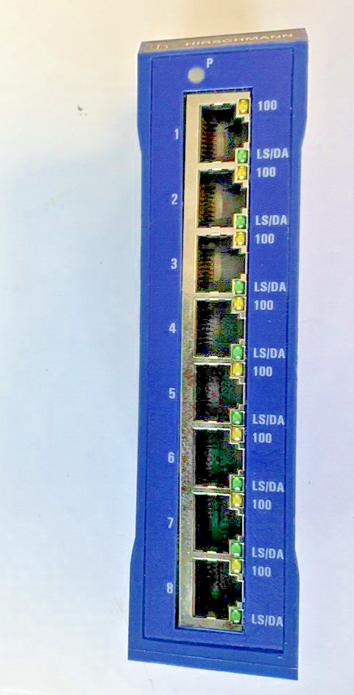 HIRSCHMANN SPIDER II 8TX RAIL SWITCH 24V 32VDC
