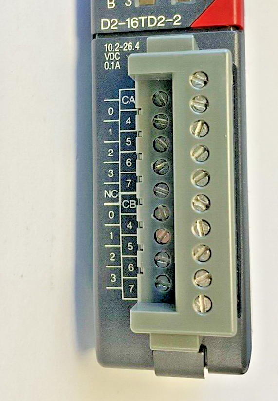AUTOMATION DIRECT D2-16TD2-2 INPUT MODULE 10.2-26.4VDC 0.1A