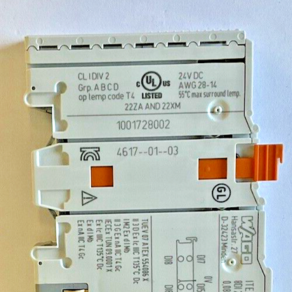 WAGO 750-437 DIGITAL INPUT 24VDC
