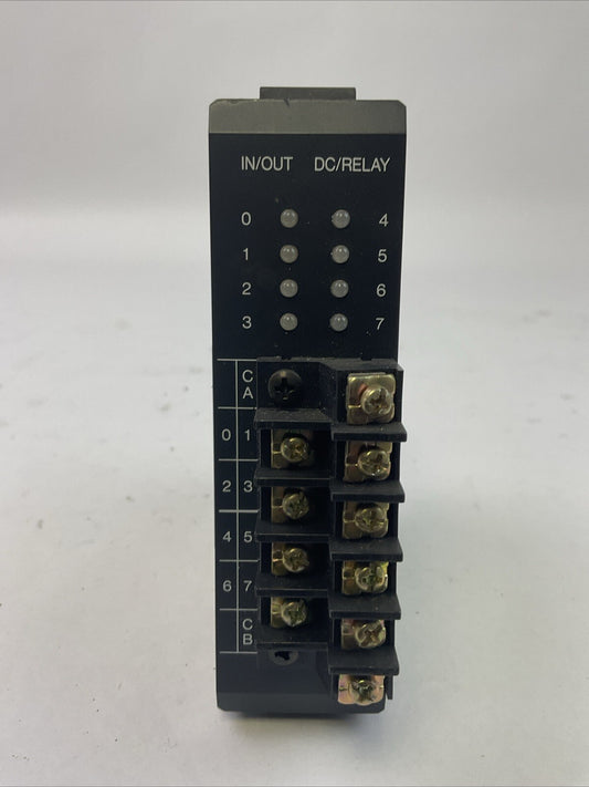 GE FANUC IC610MDL104A DC IN / RELAY OUT 8 CIRCUITS MODULE
