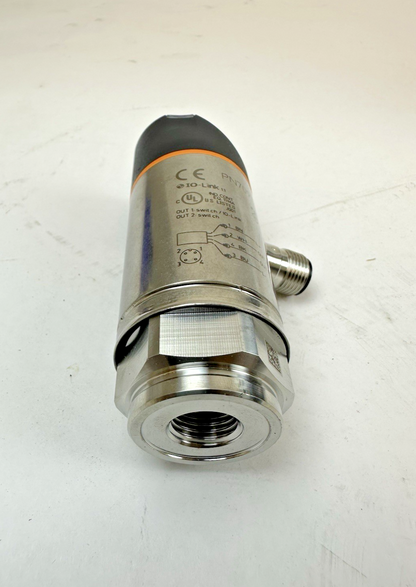 IFM PN7097, PRESSURE SENSOR W/ DISPLAY, PN-001BRER14-QFRKG
