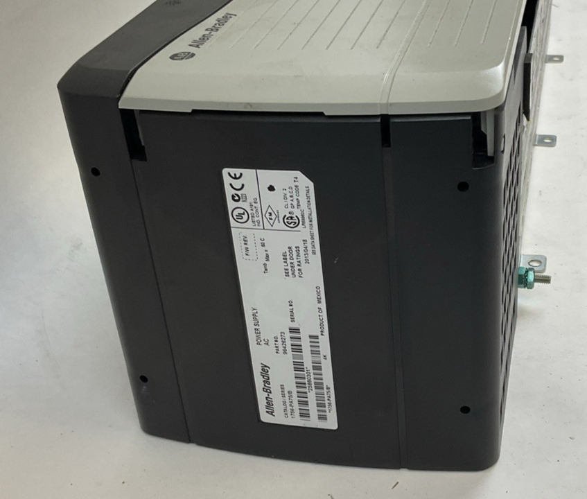 ALLEN BRADLEY 1756-PA75/B POWER SUPPLY W/ 1756-A10 10 SLOT RACK