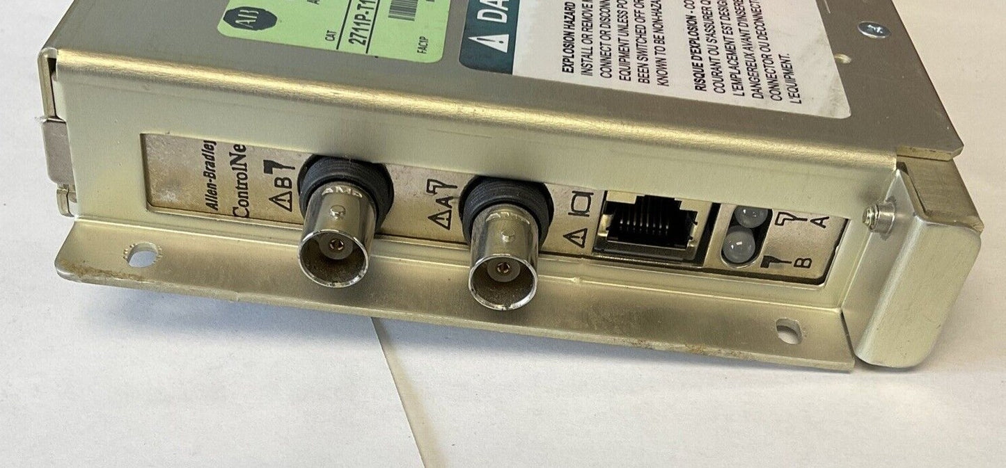 ALLEN BRADLEY 2711-RN15S PANELVIEW PLUS CONTROLNET MODULE SER.A REV.A 24VDC 70W