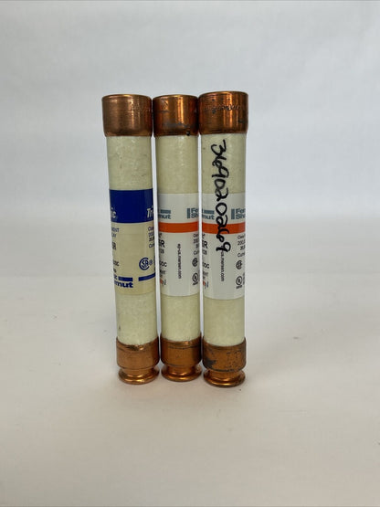 FERRAZ SHAWMUT TRS5R 5A 600V TRI-ONIC FUSE DUAL ELEMENT TIME DELAY (LOT OF 3)