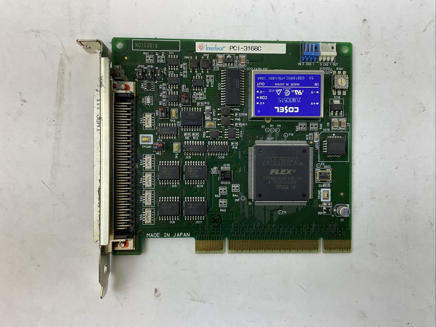 INTERFACE PCI-3168C CIRCUIT BOARD