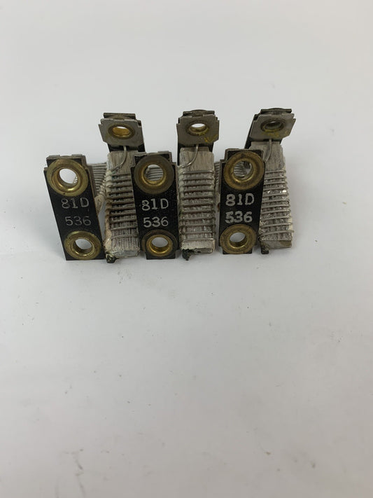 General Electric 81D536 Manual Starter Heater "Lot of 6"