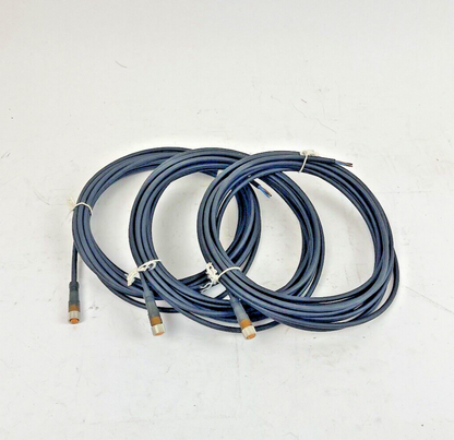 LUMBERG AUTOMATION *LOT OF 3 * - RKMV 3-224/5 M - ACTUATOR / SENSOR CABLES