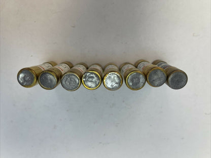 RELIANCE/BRUSH KON10 ONE TIME CLASS K5 FUSE 10AMP 250VAC (LOT OF 8)