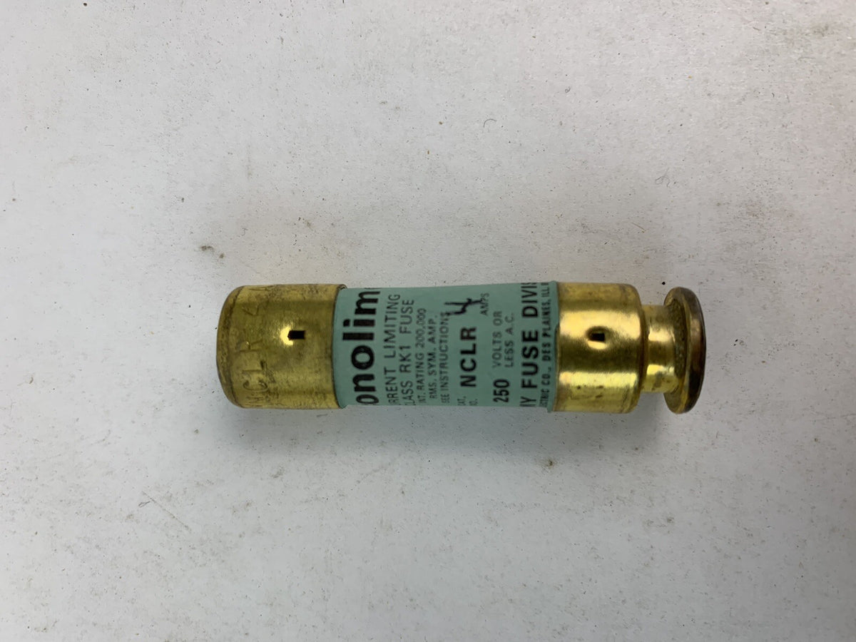 Economy Fuse Econolim NCLR 4 4A 250V Fuse "Lot of 10"