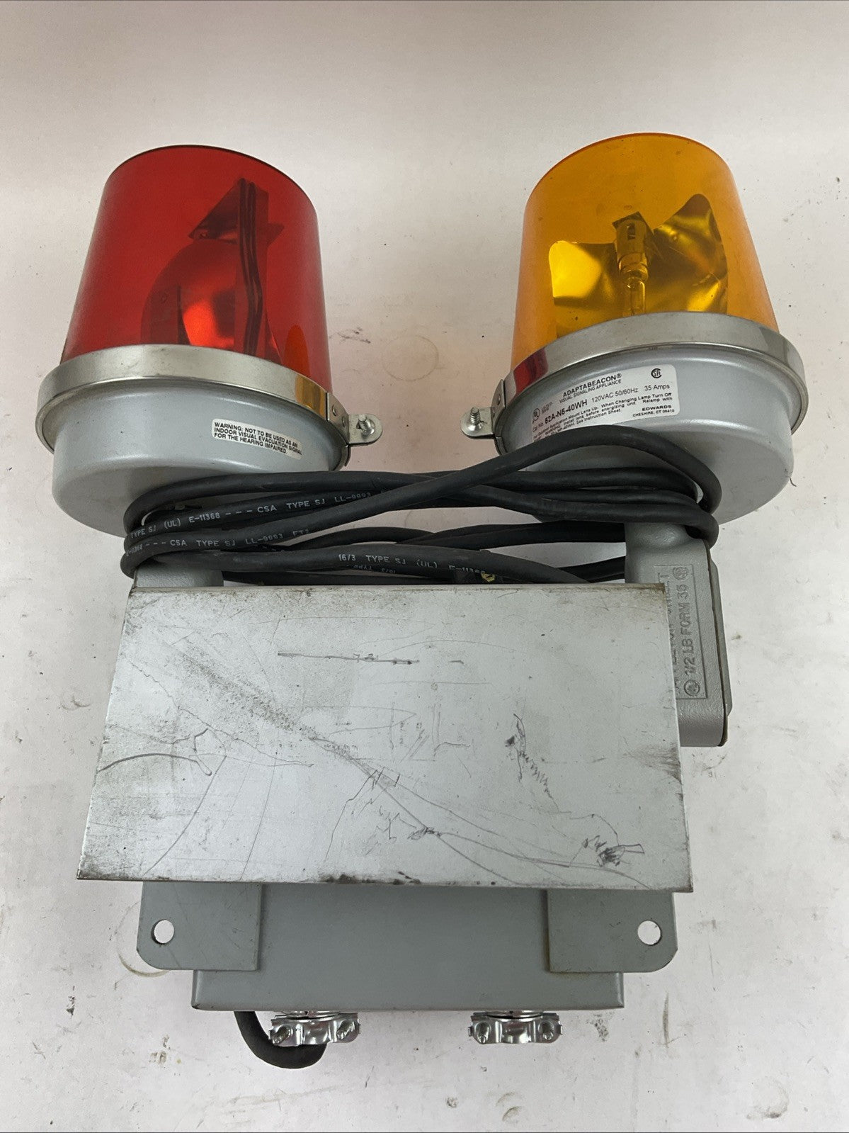 ADAPTABEACON 52R-N5-40WH 52A-N5-40WH 120VAC 50/60HZ .35AMP