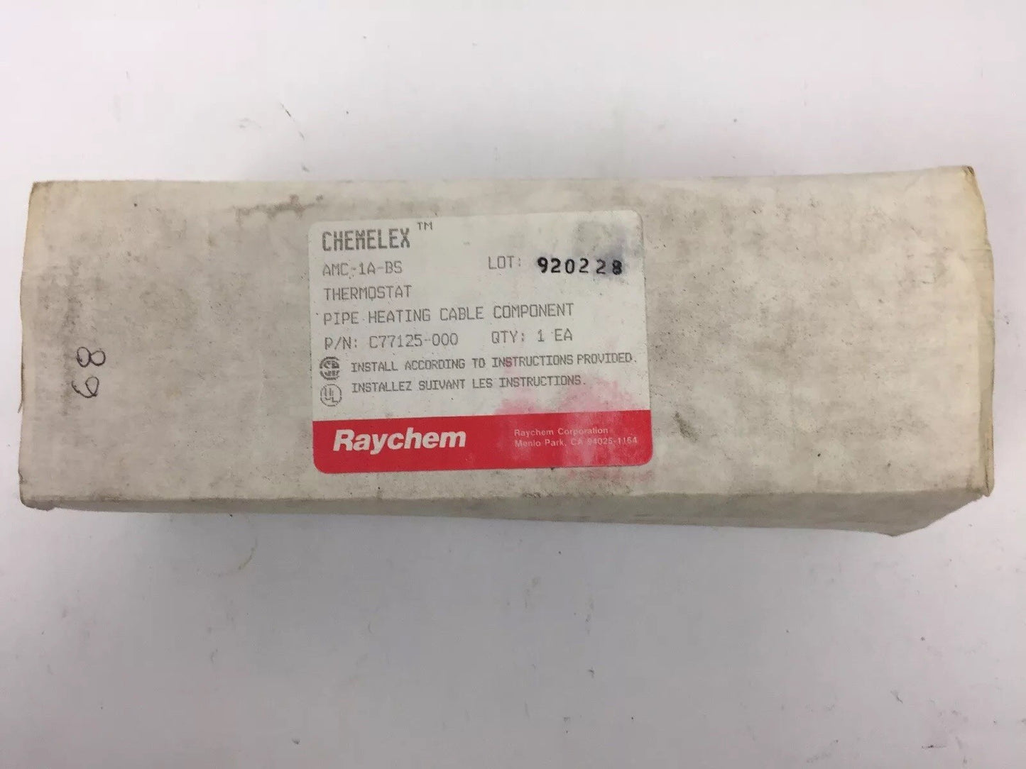 CHEMELEX AMC-1A-BS THERMOSTAT PIPE HEATING CABLE COMPONENT 22A @ 125,250,480VAC