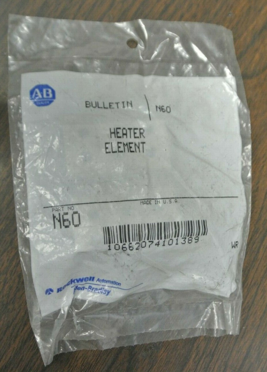 ALLEN-BRADLEY N60 / OVERLOAD HEATER ELEMENT / NEW SURPLUS