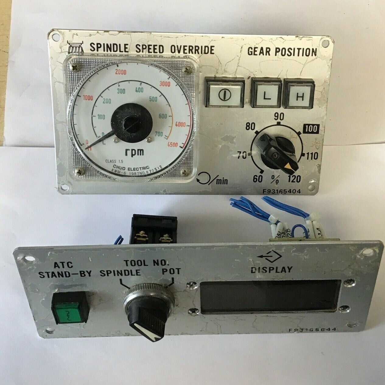 LEBLOND MAKINO F93165404 & F9315644 CONTROLLERS