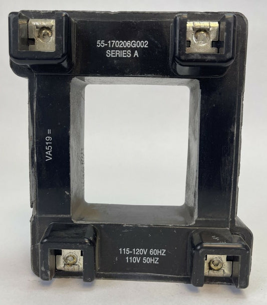 GE 55-170206G002 COIL 115-120V 60HZ 110V 50HZ SERIES A VA519=