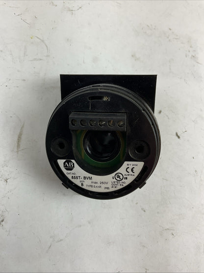 ALLEN BRADLEY 855T-BVM SER B VERTICAL MOUNT BASE BLACK