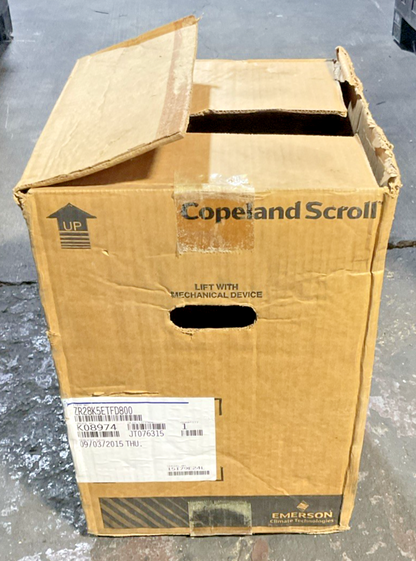 EMERSON COPELAND SCROLL ZR28K5E-TFD-800 COMPRESSOR 460VAC 3PH 60/50HZ