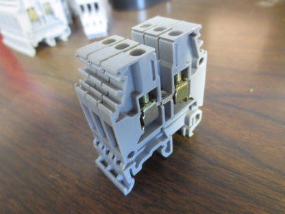 ABB ENTRELEC 011511607 GRAY M4/6 STANDARD SCREW CLAMP TERMINAL BLOCKS LOT of 36