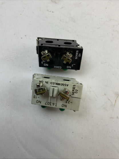CUTLER HAMMER 10250T2 CONTACT BLOCK (LOT OF 2)