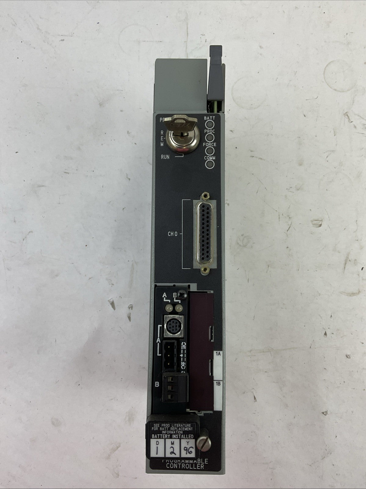 ALLEN BRADLEY 1785-L30B SER C FORMWARE REV H PLC 5/30 PROCESSOR MODULE 2.3A@5VDC