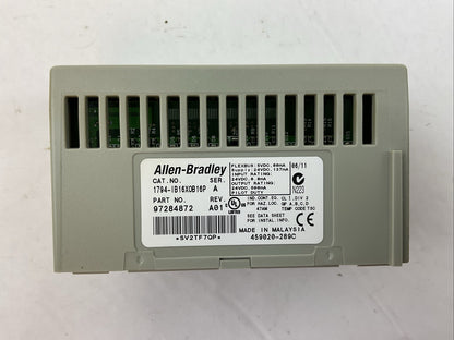 ALLEN BRADLEY 1794-IB16XOB16P SER A REV A01 24VDC SINK INPUT / SOURCE OUTPUT