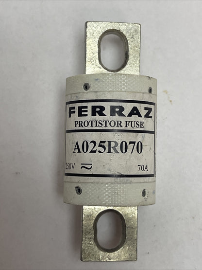 FERRAZ SHAWMUT A025R070 PROTISTOR FUSE 70AMP 250VAC