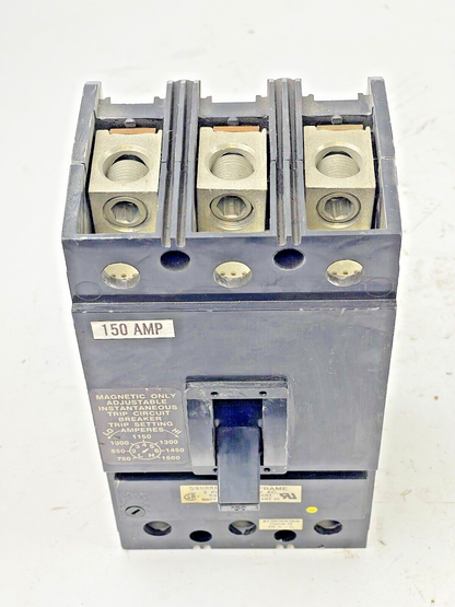 SQUARE D - KAL-3615026M - MAGNETIC CIRCUIT BREAKER - 150 AMP, 3 POLE, 600 VAC