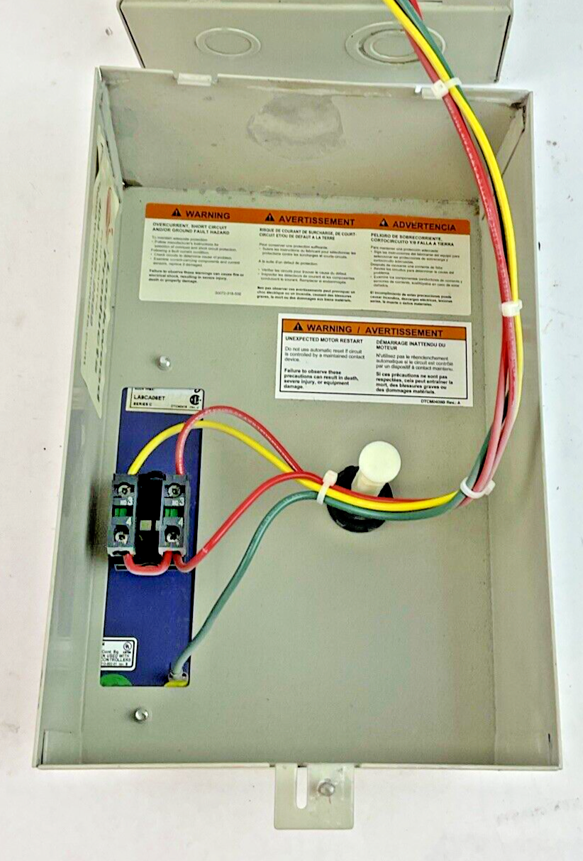 SCHNEIDER ELECTRIC / TELEMECANIQUE LE1D123A62 ENCLOSED CONTACTOR LC1 D12