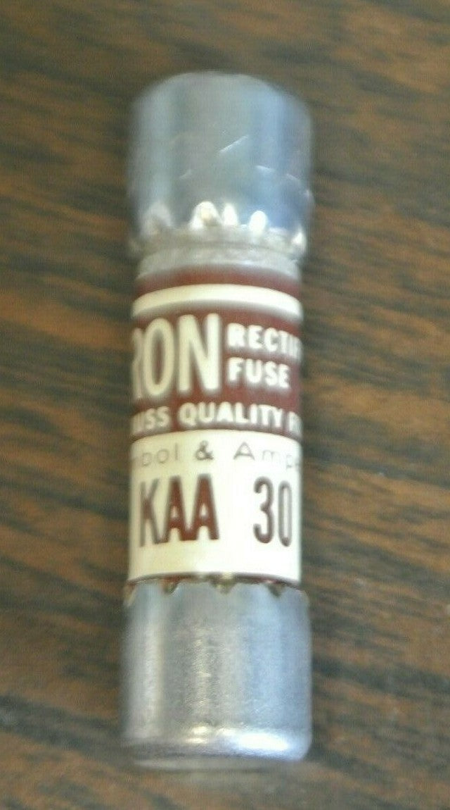 LOT of 6 / BUSSMANN / TRON KAA30 RECTIFIER FUSES / 130V / 30A / NEW SURPLUS