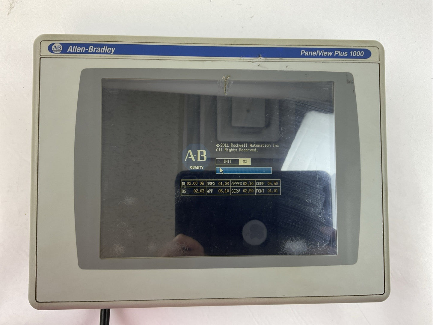 ALLEN BRADLEY 2711P-RDT10C SER B PANELVIEW PLUS 1000 2711P-RP8A SER A 100-240VAC