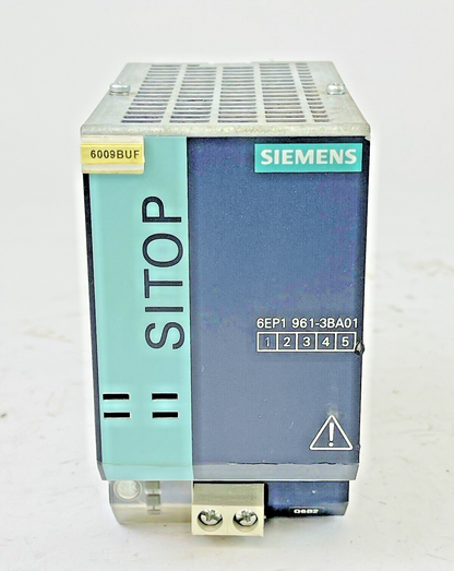SIEMENS - 6EP1 961-33BA01 - SITOP BUFFER MODULE - 100 MS-10 S, 24V DC OUTPUT