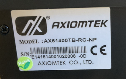 AXIOMTEK AX61400TB-RC-NP INDUSTRIAL COMPUTER CHASSIS