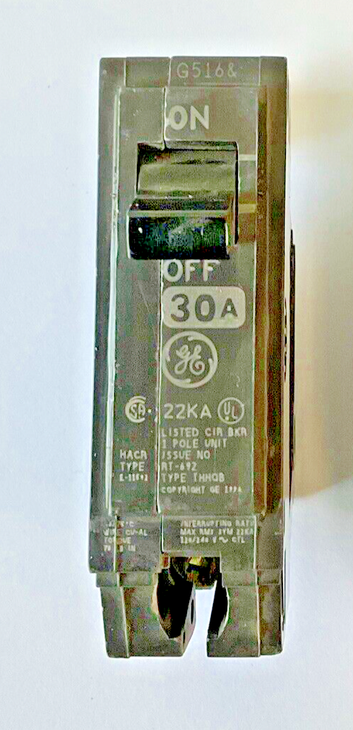 GENERAL ELECTRIC THHQB 30A &THHQB 15A CIRCUIT BREAKER 22KA***LOTOF2***