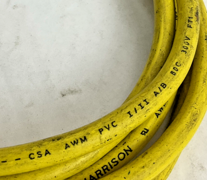 WOODHEAD BRAD HARRISON AWM 2661 CABLE 22AWG/4C AWM PVC 300V I/II A/B***LOTOF4***