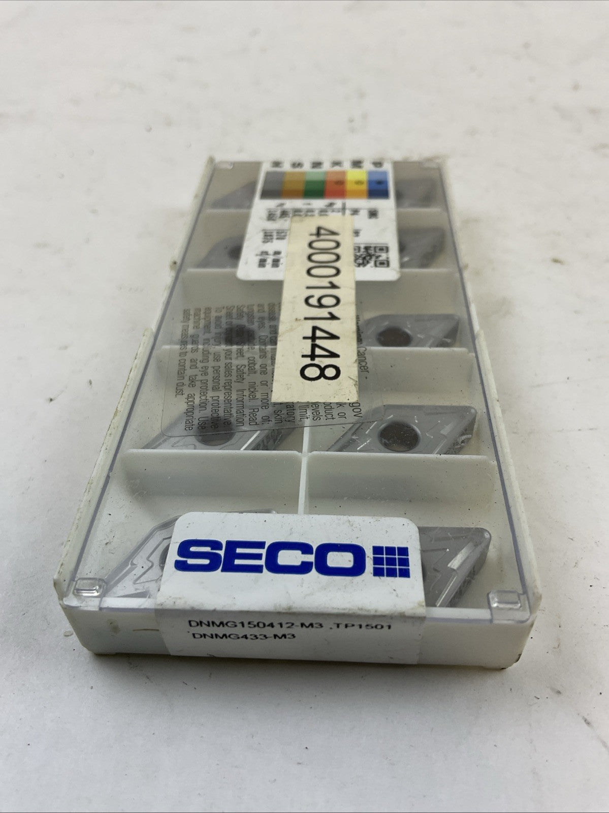 SECO DNMG150412-M3 TP1501 DNMG433-M3 CARBIDE INSERT (BOX OF 10)