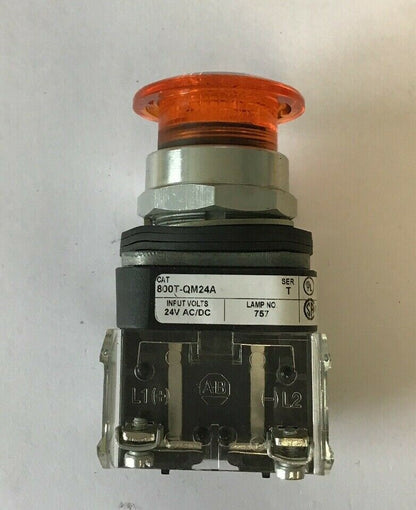 ALLEN BRADLEY 800T-QM24A SER T PUSH BUTTON  24VAC/VDC