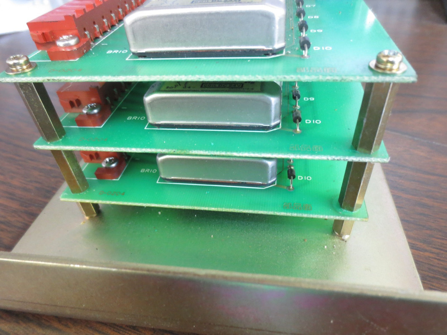 MORI SEIKI D-0204 BU1 SB2 BU3 BU5 CIRCUIT BOARDS (3) / RELAY CONTROL ASSEMBLY