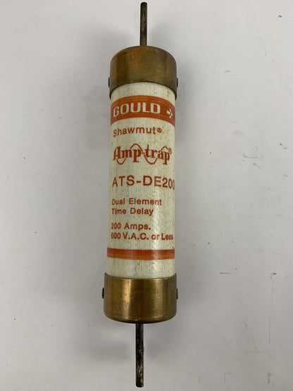 Gould Shawmut Amp-trap ATS-DE200R 200A 600V Class RK5 Fuse