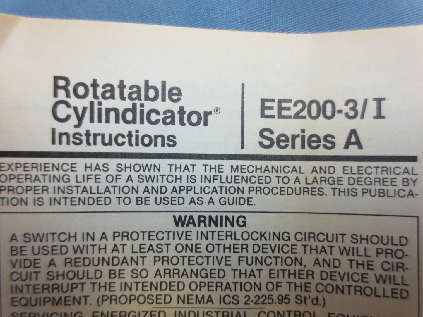 NAMCO EE260-30430 PROXIMITY SWITCH / CYLINDICATOR 1.025 PROBE - NEW SURPLUS