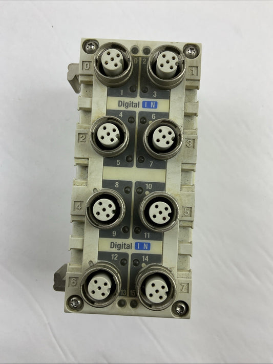 SMC EX600-DXPD 24VDC CLASS 2 DIGITAL INPUT MODULE 16 POINTS 2A