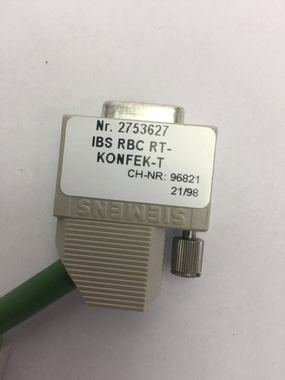 PHOENIX CONTACT IBS RBC RT-KONFEK-T CABLE CONNECTOR MALE AND FEMALE