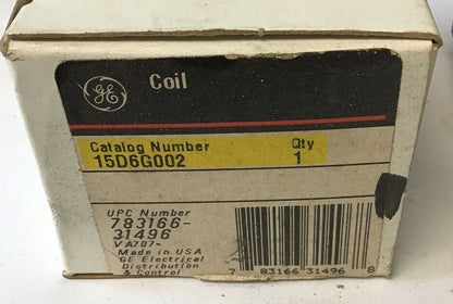 GENERAL ELECTRIC 15D6G002 OPERATING COIL