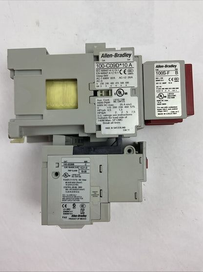 ALLEN BRADLEY STARTER (100S-C09DJ14C (100-C09D*10 +100S-F) + 193-EEBB 0.2-1.0A)