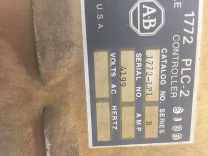 ALLEN BRADLEY 1772-LP1 PROGRAMMABLE CONTROLLER