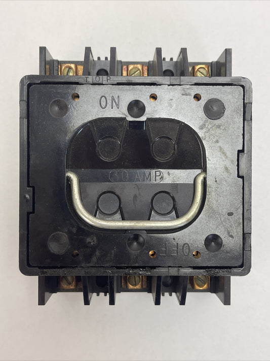 ARROW HART CP-333 PULL-OUT UNIT MISCELLANEOUS SWITCH 30A 240V 7.5HP