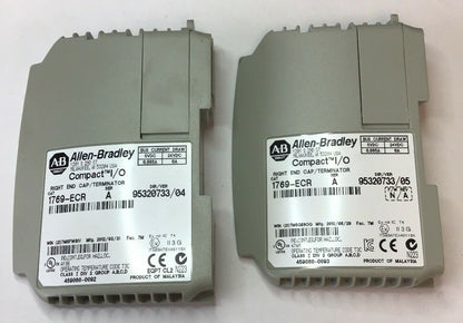 ALLEN BRADLEY 1769-ECR SER.A COMPACT I/O RIGHT END CAP/TERM. 24VDC***LOTOF2***