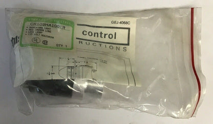 GE CR103HA1001R INDICATING LIGHT RED CROWN LENS 125V.  W/O BULB***LOTOF2***