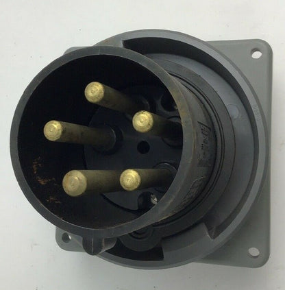 HUBBELL 560B5W WATERTIGHT INLET PIN&SLEEVE 4POLE 5 WIRE 60A 347/600VAC